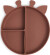 Nuuroo - Orla Ruminddelt Silikone Tallerken - Mahogany