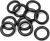 O-Ring 4X1Mm Black10Pcs - Hp75077 - Hpi Racing