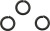 O-Ring - Str 7 Mm - Tykkelse 1 Mm - Sort - 50 Stk