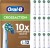 Oral B - Pro Cross Action Børstehoveder - White - 12 Stk