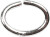 Oval-Ring - Tykkelse 1 Mm - Forsølvet - 40 Stk