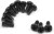 Pan Head Screws 25X6Mm 12Pcs - 540157 - Blackzon