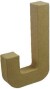 Bogstav Til Pynt - Pap - J - Stort Bogstav - 20X11 5 Cm