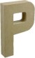 Bogstav Til Pynt - Pap - P - Stort Bogstav - 20X11 5 Cm