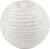 Papirlampe - Rund - Ø 7 5 Cm - Hvid - 10 Stk