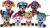 Paw Patrol - Movie 3 Gund Plys 15 Cm - Assorterede