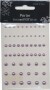 Halvperler - Selvklæbende - Lilla - 3-7 Mm - 58 Stk
