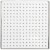 Perleplade - Lille Firkant - Str 9 Cm - Medium - Transparent - 1 Stk