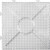 Perleplade - Stor Samlefirkant - Str 15X15 Cm - Jumbo - Klar - 2 Stk
