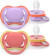 Philips Avent - Ultra Air Soother 18 M Orangelyserød