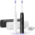 Philips - Sonicare Serie 6500 Elektriske Tandbørster - Hvid Sort -