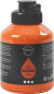 Akrylmaling - Vandbaseret - Halvblank - Halvtransparent - Orange 500 Ml