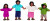 Plantoys - Dukkefamilie Med Mor - Far Og 2 Børn