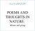 Poems And Thoughts In Nature - English Book