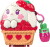 Polly Pocket - Core Compact Strawberry Bunny Basket - Mattel