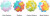 Pop It - Flerfarvet Fidget Plop Bold 7 Cm - Assorteret I 4 Varianter