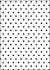 Prægeskabelon - Polka Prikker - 13X18 5 Cm - Tykkelse 2 Mm