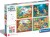 Peter Plys Puslespil - Disney - Super Color - Clementoni - 4 Stk