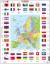 Larsen Puslespil - Europakort Med Flag - 70 Brikker