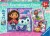Gabbys Dukkehus Puslespil - Ravensburger - 3X49 Brikker