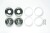 Rc 4X4 4-Piece Wheel X2 - 54414 - Tamiya