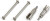 Rear Axle And Drive Shafts Steel2Pcs - 540474 - Blackzon