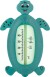 Reer - Badetermometer - Skildpadde - Green - 10 X 13 Cm