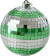 Rice - Disco Ball - Dark Green And Silver - Medium
