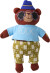 Rice - Kids Knitted Soft Toy In Bear Shape - Freddy Kitoy-Bear
