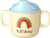 Rice - Melamine 2 Handle Baby Cup With Abc Print - Blue - 250 Ml