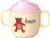 Rice - Melamine 2 Handle Baby Cup With Abcprint - Pink - 250 Ml