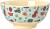 Rice - Melamine Bowl With Blue Abc Print - Blue - Medium - 700 Ml