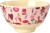 Rice - Melamine Bowl With Pink Abc Print - Pink - 300 Ml
