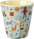 Rice - Melamine Cup With Blue Music Band Print - Blue - Medium