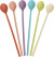 Rice - Melamine Latte Spoons - Glory Days Colors - Set Of 6