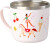Rice - Stainless Steel Baby Cup With Handle And Fixed Cover - Pink Fun Fair