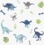 Roommates Decor - Akvarel Dinosaurer - Wallstickers