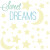 Roommates Decor - Wallstickers - Sweet Dreams- Lyser I Mørke