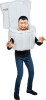 Rubies - Skibidi Toilet Blow-Up Child Costume 6-8 Years