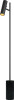 Sackit - Expo Gulvlampe - H131 Cm - Sort
