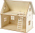 Saml Selv Dukkehus - H 25 Cm - Str 18X27 Cm - 1 Stk
