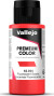 Vallejo - Premium Airbrush Maling - Scarlet Fluorescent 60 Ml