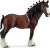 Schleich 13808 - Clydesdale Vallak Hest - Farm World