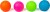 Selvlysende Squishy Stress Bold Ø 6 Cm - Fidget