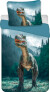 Dinosaur Blå - Sengetøj - Voksen Str - 140X200 Cm