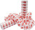 Serpentiner - 2 Ruller Hvid Med Flag - Scanseason