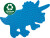 Perleplade - Triceratops Dino - Ses Creative - Green Beedz
