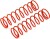 Shock Spring Orange2Pcs - Hp107888 - Hpi Racing