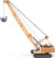 Siku 1891 - Cable Excavator - Kabelgravemaskine Legetøj - 1 87