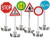 Siku 0857 - Vejskilte - Road Signs - 1 50